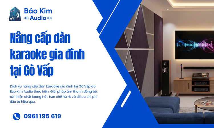Nâng cấp dàn karaoke gia đình tại Gò Vấp