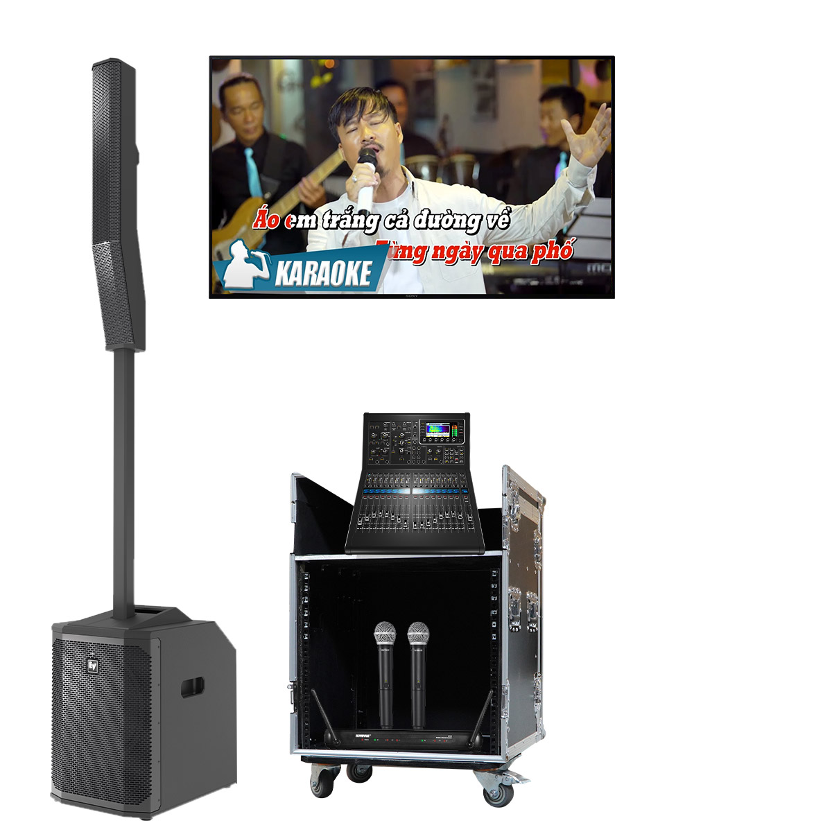 Thi công hệ thống karaoke kinh doanh tại Hóc Môn uy tín