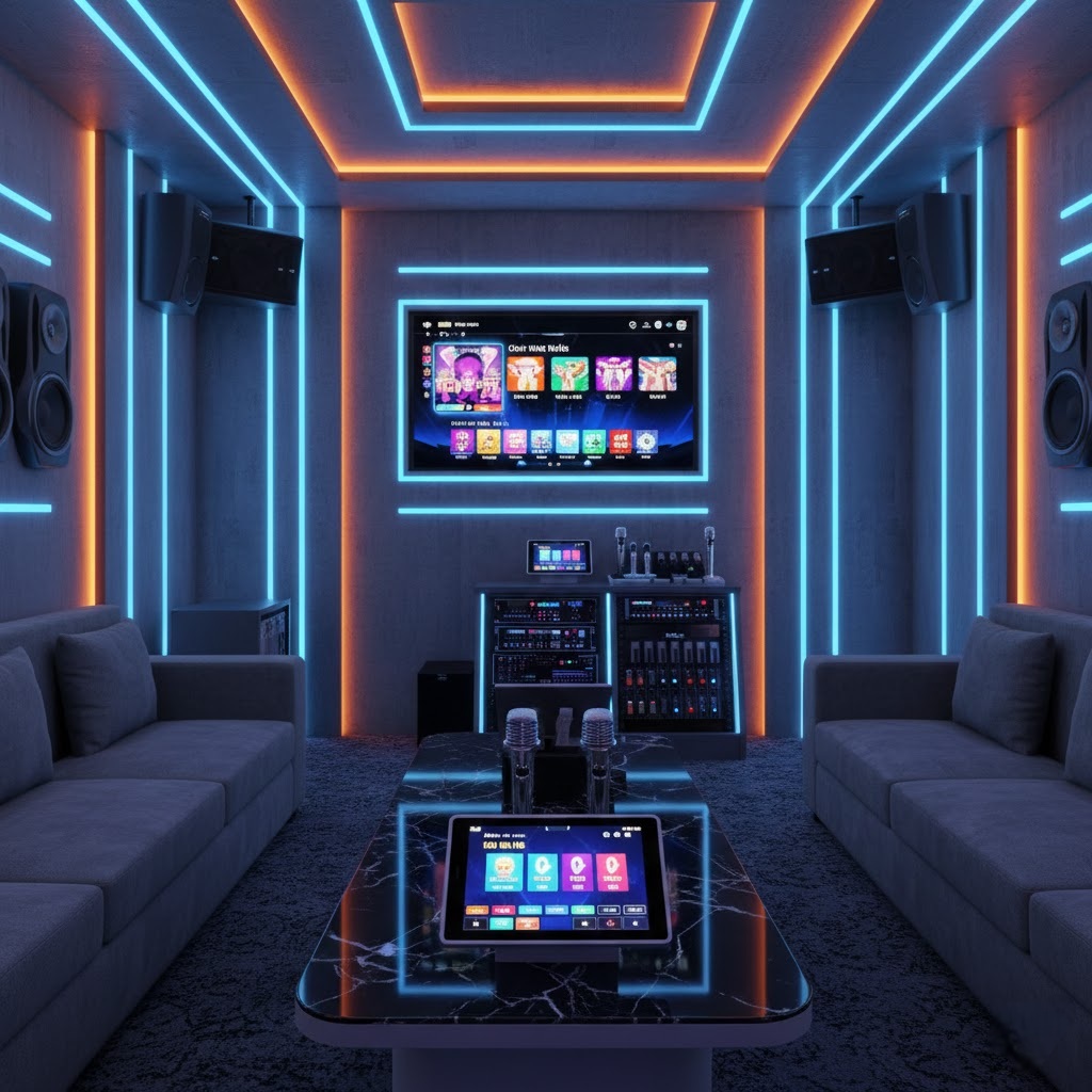 Thi công hệ thống karaoke kinh doanh tại Tân Thới Hiệp