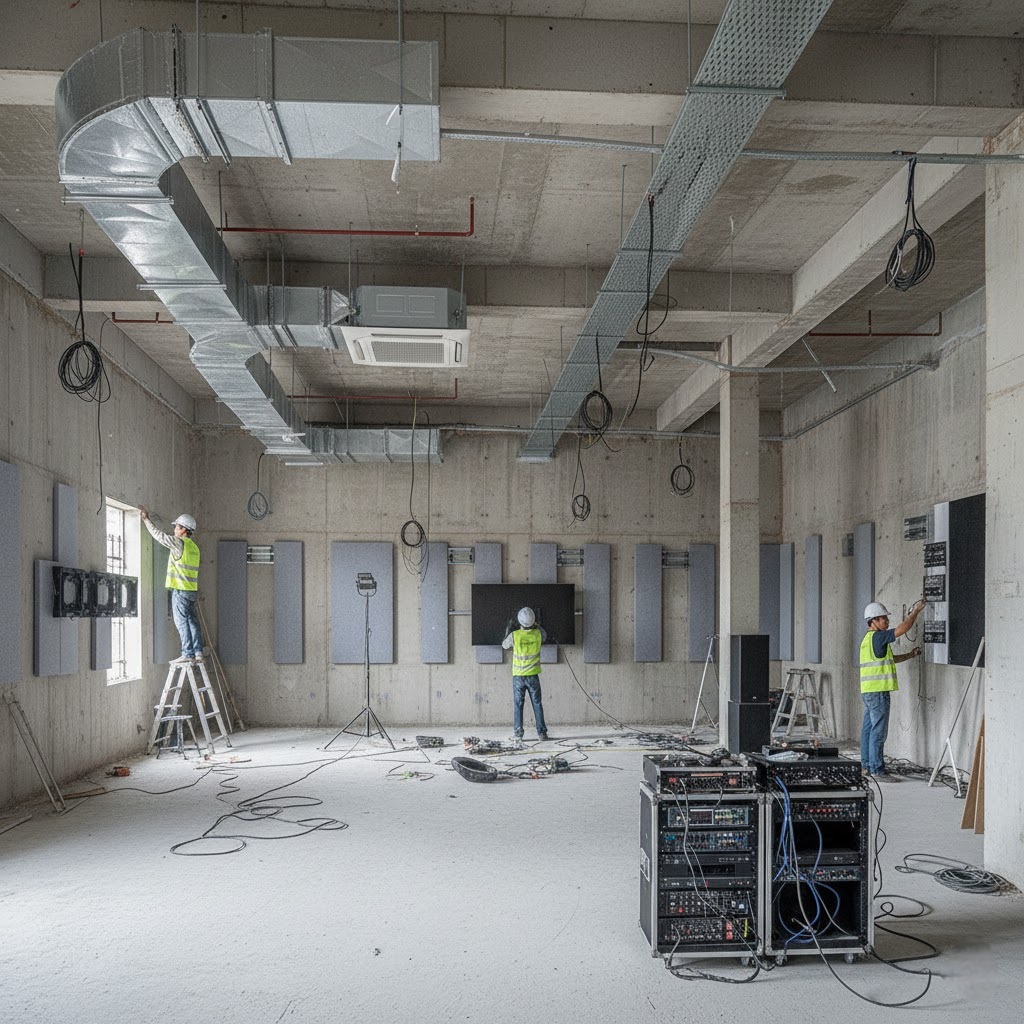 Thi công hệ thống karaoke kinh doanh tại Tân Thới Hiệp